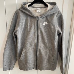 Nike front zip, jersey knit, hoodie jacket